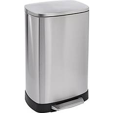 Amazon Basics Rectangle Soft-Close Rubbish Bin with High Litres