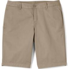 Shorts Lands' End Women's Front Chino Shorts, 10, Beig/Green