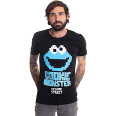 Sesame Street Cookie Monster T-Shirt Schwarz