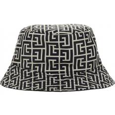 Balmain Hats Balmain Vissershoed Met Monogram - Zwart