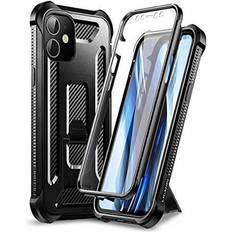 Dexnor Case Compatible with iPhone 12 & for iPhone 12 Pro 5G 6.1 Inch, 360 Degree Full Body Heavy Duty Shockproof Protective Cover with Built-in Screen