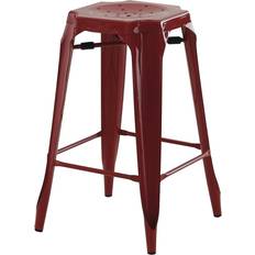 Red Seating Stools Borough Wharf 63cm Bar Seating Stool