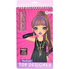 Toi-Toys Sketchbook Rock Star with Stickers Diamonds and Templates