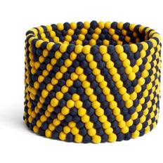 Hay Bead Basket Chevron