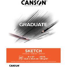 Canson Paper Canson Graduate Sketch Pad 9" x 12" 40 Sheets