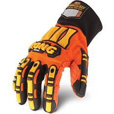 Orange Work Gloves Ironclad KONG SDX2-02-S Original Oil & Gas Safety Impact Gloves, Small, Orange