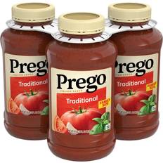 Prego Prego Pasta Sauce, Traditional Italian Tomato 45oz 3pack