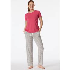 Modal Ropa de dormir Schiesser Mix Relax Schlafanzug-Hose, Seitentaschen, für Damen, grau