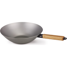 Nomad Wok Ø 20 cm Carbonstål Sølvfarvet