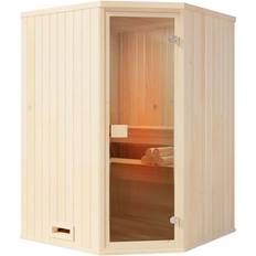 FinnTherm Corner Sauna Ubehandlet