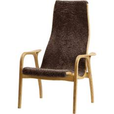 Swedese Lamini Childrens Sheepskin Espresso/Oiled Oak Fauteuil 79cm