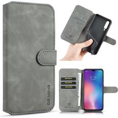 Samsung Galaxy A70 Retro Kotelot Harmaa