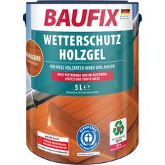 Baufix Wetterschutz-Holzgel mahagoni seidenglänzend, 5 Braun