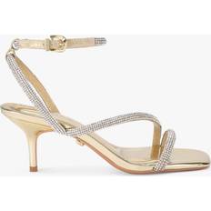 Platform Heeled Sandals Carvela Paparazzi Diamante Kitten Heel Sandals