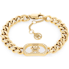 Tommy Hilfiger Transparent Armband Tommy Hilfiger Monogram Family Bracelet - Gold/Transparent