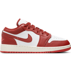 Nike Air Jordan 1 Low SE GS - White/Lobster/Sail/Dune Red