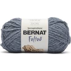 Yarn & Needlework Supplies Spinrite Storm Blue Bernat Felted Yarn