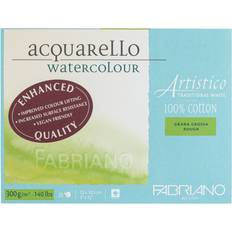 Fabriano Artistico Enhanced Watercolor Block Traditional White, Rough Press, 9" x 12"