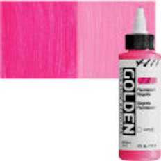 Golden High Flow Acrylics Fluorescent Magenta, 4 oz bottle