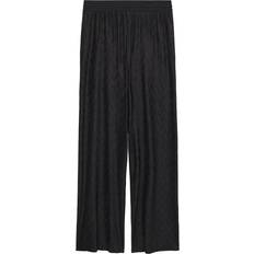 Mango Bukser Mango Pili Textured Wide Leg Trousers