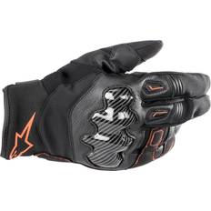 Alpinestars SMX-1 Drystar wasserdichte Motorradhandschuhe, schwarz-rot, Größe