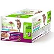 Trainer Natural Cat Sterilised 24 x 85 g - Tacchino e Merluzzo