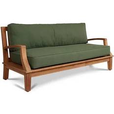 Teak Outdoor Sofas Grande Fern Green Three