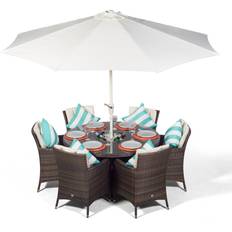 Oak Furniture King Savannah 6 Patio Dining Set