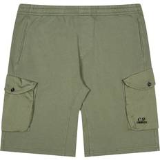 CP COMPANY Pants & Shorts CP COMPANY Jersey Cargo Shorts Agave Green