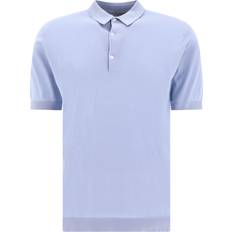 John Smedley Kleding John Smedley Adrian Polo Shirts - Celeste Uomo