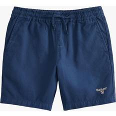 Barbour Kids' Oxtown Denim Shorts, Dark Navy