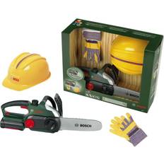 Leksak motorsåg Klein Bosch Chain Saw Set with Helmet & Gloves 8456