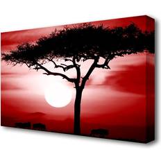 East Urban Home 'African Safari Landscape' Photographic Print on Framed Art