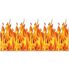 Decals & Wall Decorations Flame Backdrop Yellow/Orange