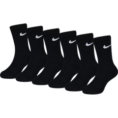 Children's Clothing Nike Kid's Dri-FIT Crew Socks 6-pack - Black (RN0019-023)