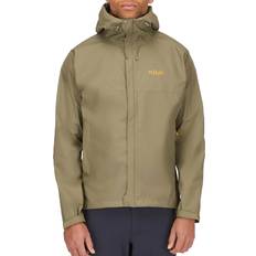 Rab Downpour Light Waterproof Jacket - Light Khaki