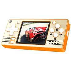 Dsport Powkiddy Q20 Mini Handheld Video Game Consoles Open Source Retro 2.4 Inch IPS Screen PS1 Game Player 16GB Orange