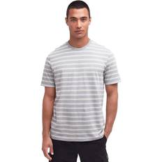 Barbour Homme T-shirts Barbour International Bernie Stripe T Shirt Grey