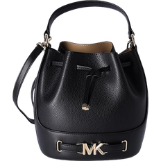 Michael Kors Black Bucket Bags Michael Kors Reed Medium Logo Bucket Bag - Black