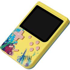 Game Consoles Jardiboutique Yellow without handle Handheld Retro Video Game Console Built-in 500 Classic Game Kids Gift