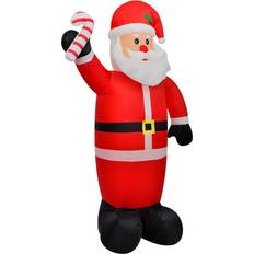 Decorazioni per Feste vidaXL Inflatable Decorations Inflatable Santa Claus with LEDs 240cm