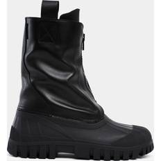 Patrol Zip Boot Leather Black