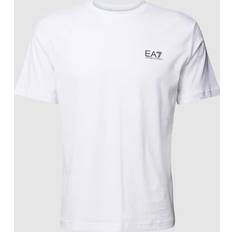 EA7 Kläder EA7 T-Shirt silbergrau weiß