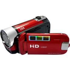 Camcorders Tomtop Jms Tragbare 1080P High-Definition-Digitalvideokamera DV-Camcorder 16 MP 2,7-Zoll-LCD-Bildschirm 16-facher Digitalzoom Eingebauter Akku