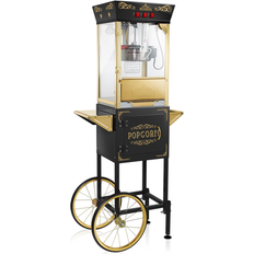 Olde Midway Movie Theater-Style Popcorn Machine Cart