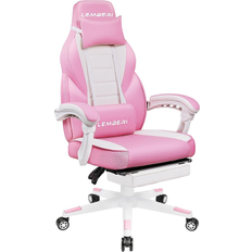 Gaming Chairs BOSSIN Racing Style Gaming Chair,400 lbs Big and Tall gamer chair High Back Computer Chair Pink