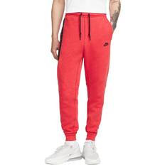 Slim Pants & Shorts NIKE Sportswear Tech Fleece Men's Joggers - Light University Red Heather/Black