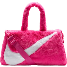 Faux Fur Totes & Shopping Bags Nike Sportswear Faux Fur Tote Bag - Laser Fuchsia/White