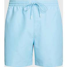 5XL - Herr Badkläder Calvin Klein Drawstring Swim Shorts Logo Tape Blue