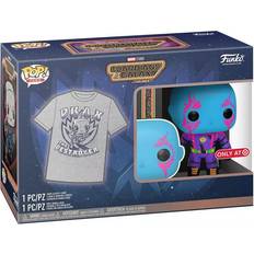 Funko Pop! Marvel Studios Guardians of the Galaxy Volume 3 Blacklight Drax with Tee Target Exclusive Bundle L